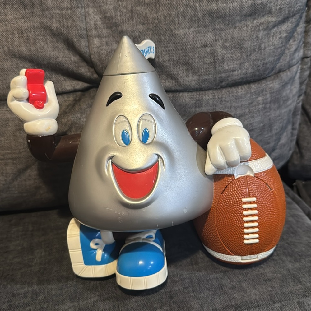 1999 Vintage Hershey's Kiss Football Dispenser